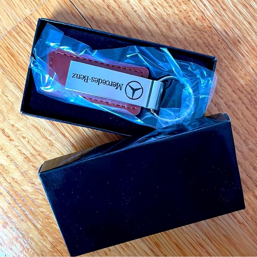 Mercedes-Benz Leather Keychain
